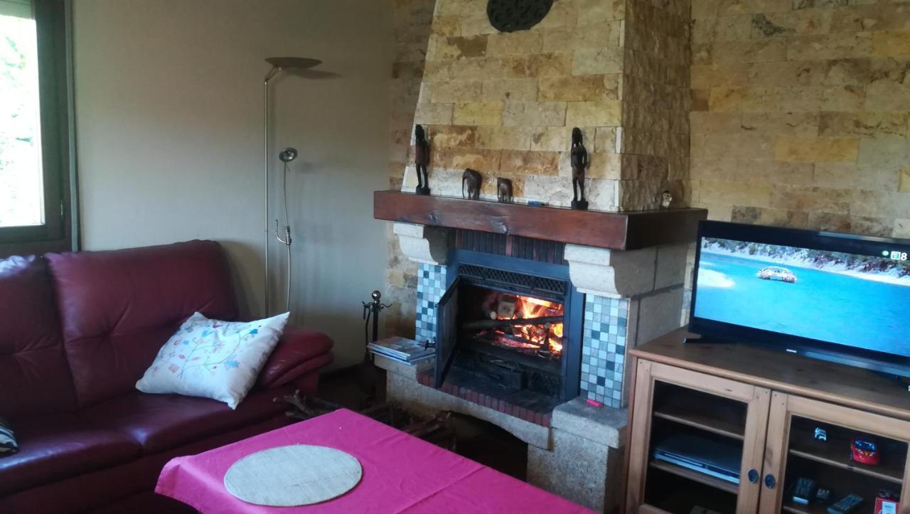 Piscina Climatizada - Todo El Ano- Playa De La Nora-Chimenea- Barbacoa Villa Quintueles ภายนอก รูปภาพ