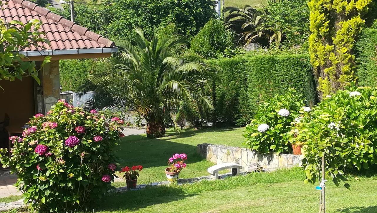 Piscina Climatizada - Todo El Ano- Playa De La Nora-Chimenea- Barbacoa Villa Quintueles ภายนอก รูปภาพ