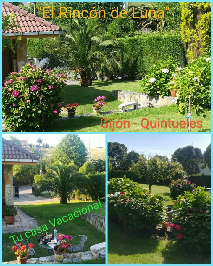 Piscina Climatizada - Todo El Ano- Playa De La Nora-Chimenea- Barbacoa Villa Quintueles ภายนอก รูปภาพ