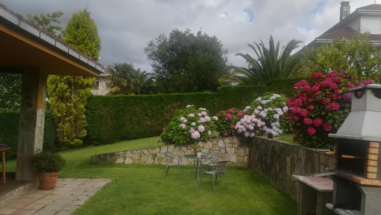 Piscina Climatizada - Todo El Ano- Playa De La Nora-Chimenea- Barbacoa Villa Quintueles ภายนอก รูปภาพ