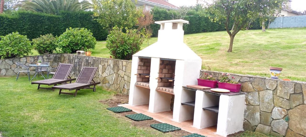 Piscina Climatizada - Todo El Ano- Playa De La Nora-Chimenea- Barbacoa Villa Quintueles ภายนอก รูปภาพ