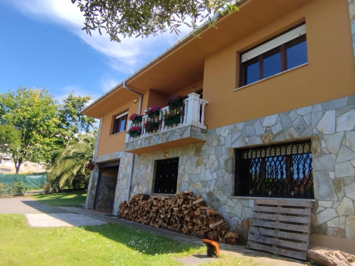 Piscina Climatizada - Todo El Ano- Playa De La Nora-Chimenea- Barbacoa Villa Quintueles ภายนอก รูปภาพ