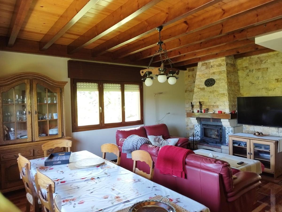 Piscina Climatizada - Todo El Ano- Playa De La Nora-Chimenea- Barbacoa Villa Quintueles ภายนอก รูปภาพ