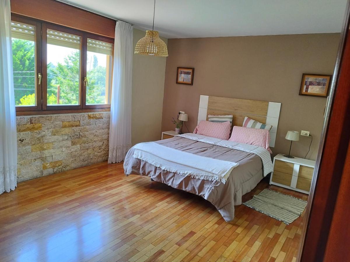 Piscina Climatizada - Todo El Ano- Playa De La Nora-Chimenea- Barbacoa Villa Quintueles ภายนอก รูปภาพ