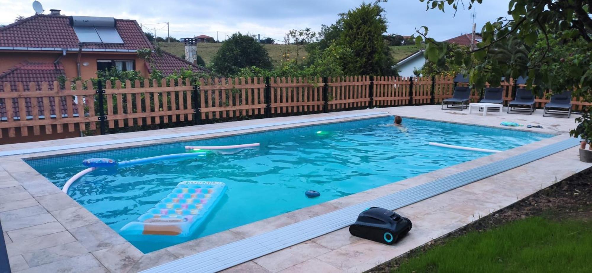 Piscina Climatizada - Todo El Ano- Playa De La Nora-Chimenea- Barbacoa Villa Quintueles ภายนอก รูปภาพ